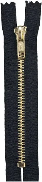 Coats Fashion Metal Brass Separating Zipper