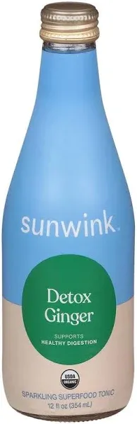 Sunwink Tonic Sparkling Detox Ginger Organic