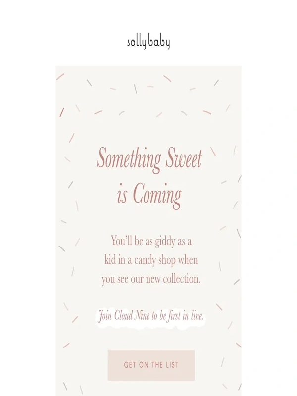 Solly Baby - Psst! Something new drops Wednesday