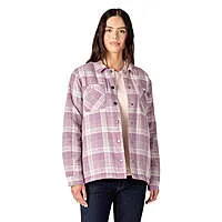 Dickies Women's Sherpa Lined Flannel Shirt Jacket