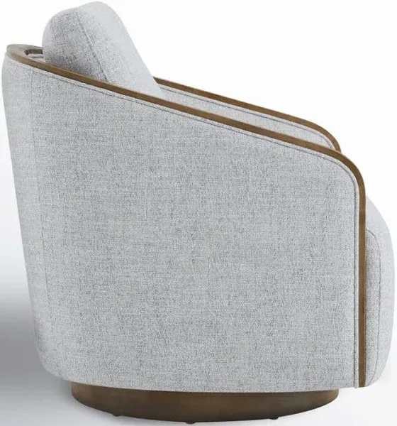 Birch Lane Nieve Upholstered Swivel Barrel Chair