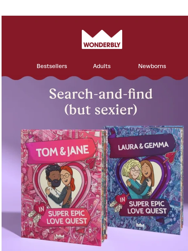 Wonderbly - Valentine's Day but make it epic