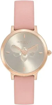 Olivia Burton Women's Bee Ultra Quartz Analog Strap Watch