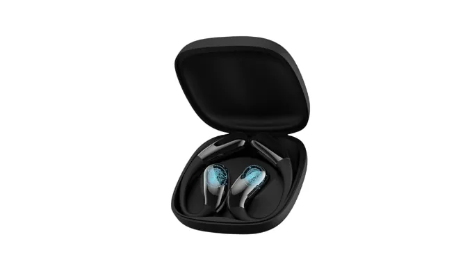 Generic One-Click Translator Earbud, Language Translator Earbuds, A38 Wireless Translation Earbuds Real Time, AI Translation Earbuds, OWS Ear Bud Translator Device for Business Travel (Black)