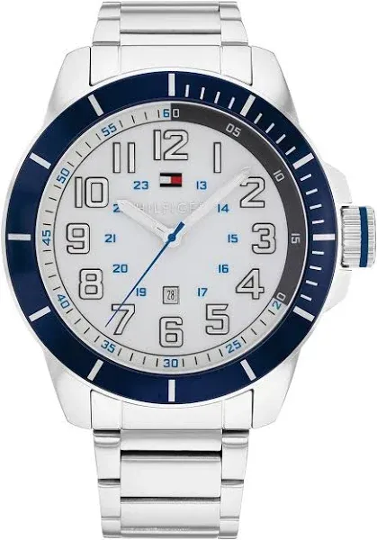 Tommy Hilfiger Men's Essential Quartz Silver Bracelet Watch