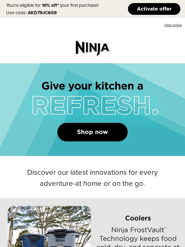 Ninja - Time for a kitchen upgrade. ⏰