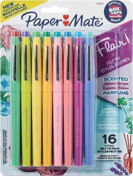 Paper Mate Flair Scented Nature Escape Pens