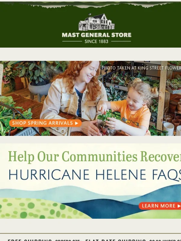 Mast General Store - Stop by to Save