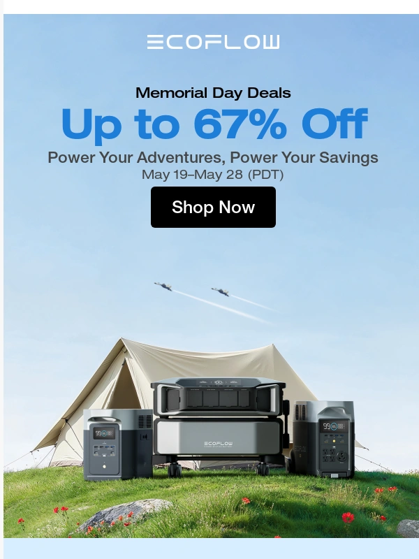 EcoFlow - ?Memorial Day Flash Sale Frenzy! ⚡