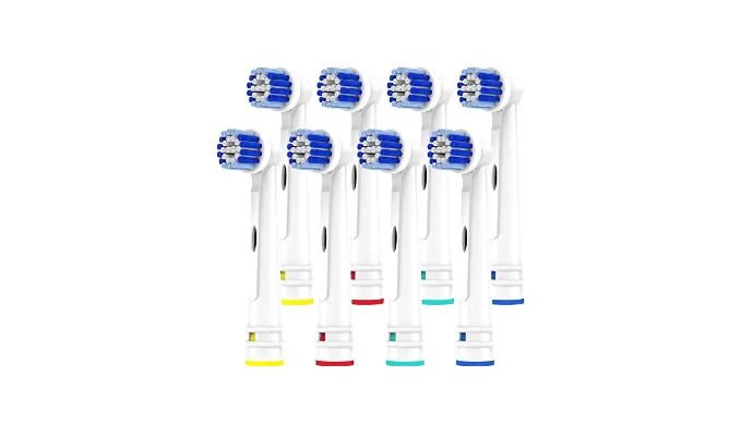 Replacement Toothbrush Heads Compatible with Oral B Braun, 8 Pack Professional Electric Toothbrush Heads Brush Heads Refill for Oral-B 7000/Pro 1000/9600/ 500/3000/8000