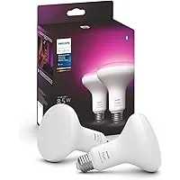 2-Pack Philips Hue BR30 LED Smart Light Bulbs