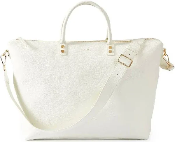 Mark and Graham Essential Leather Weekender