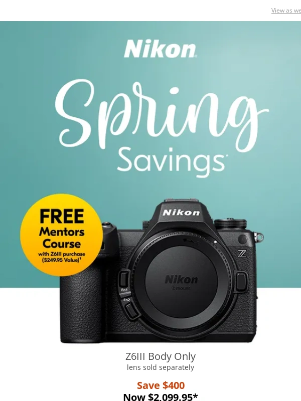 Nikon - Lowest price ever