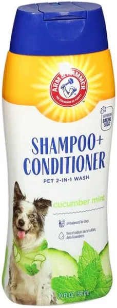 Arm & Hammer 2-in-1 Cucumber Mint Dog Shampoo & Conditioner