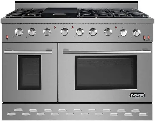 NXR 48 in. 7.2 Cu. Ft. Standard Convection Double Oven Gas Range SC4811