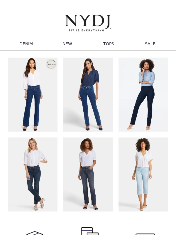 NYDJ - Don’t Fumble on This Sale! UP TO 65% OFF