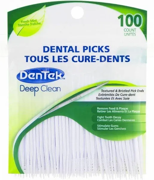 DenTek Mint Deep Clean Bristle Picks