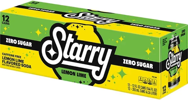 Starry Lemon Lime Soda Zero Sugar