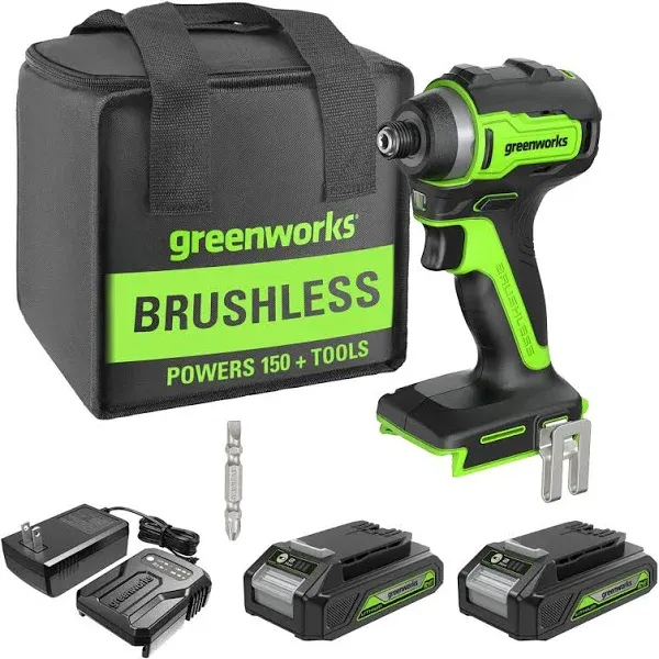 Greenworks 24V Brushless 1/4-Inch Impact Driver