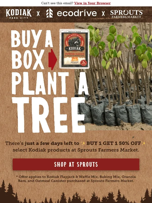 Kodiak Cakes - ? Last call to save at Sprouts! ?