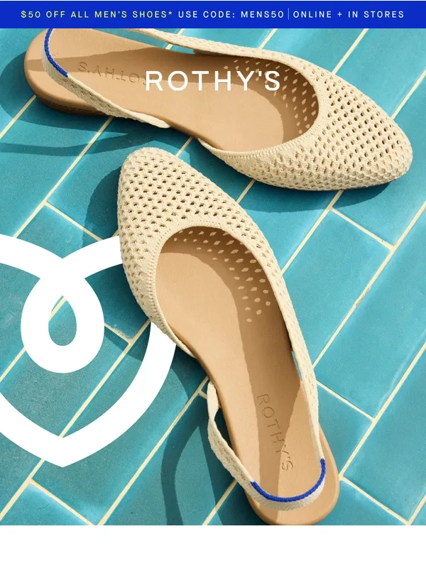 Rothy's - Mesh slingbacks? Major