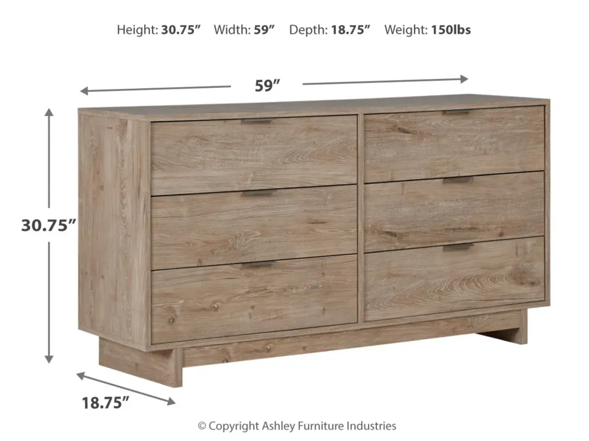 Oliah 6 Drawer Dresser