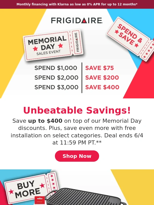 Frigidaire - ?Act Fast – Save Up To $400