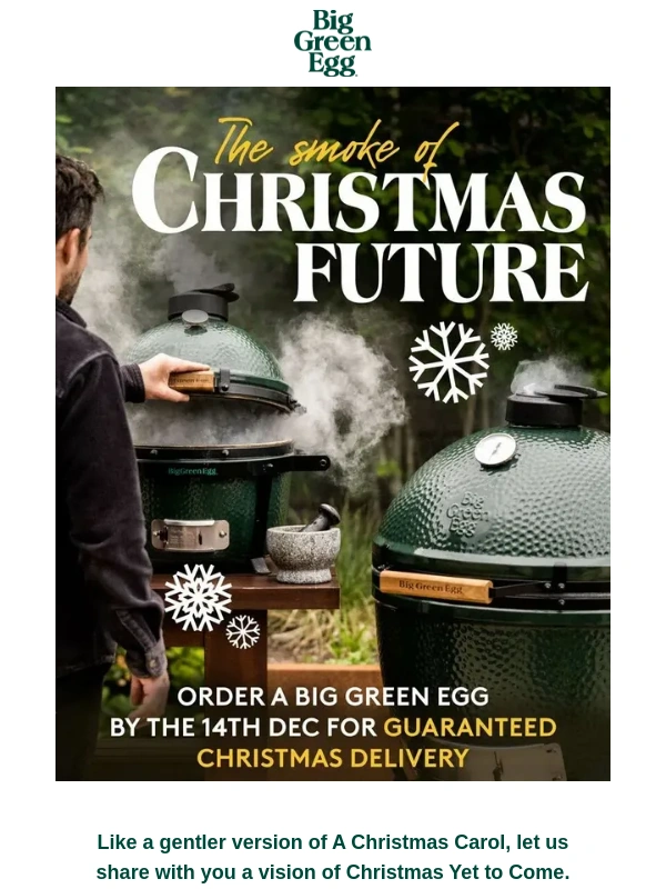 Big Green Egg - Transform your Christmas with a Big Green Egg