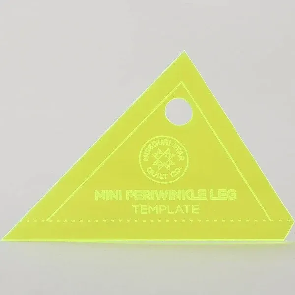 Missouri Star Mini Periwinkle Leg Template