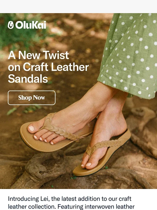 Olukai - Just Launched: Introducing The Lei