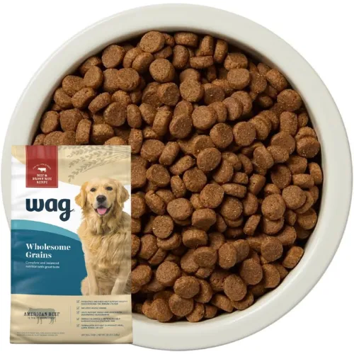 Wag Adult Premium Nutrition Dry Dog Food, 30 Lb as low as $21.89 After Coupon (Reg. $53.14) + Free Shipping – Beef or Salmon