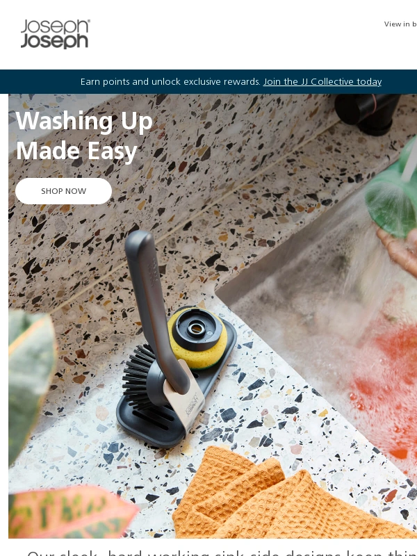Joseph Joseph - Tired of chaos at the sink?