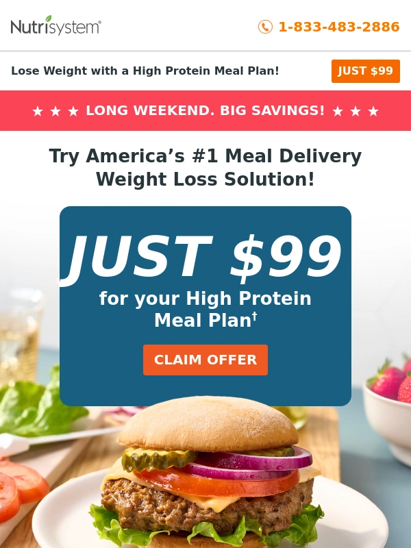 NutriSystem - Memorial Day Deal You’ll Love!
