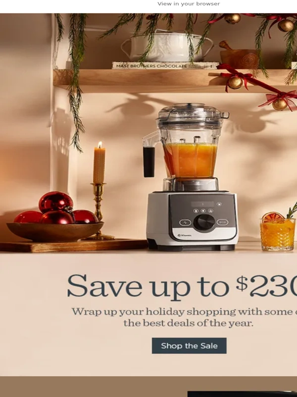 Vitamix - Our Cyber Weekend Sale Ends Soon!