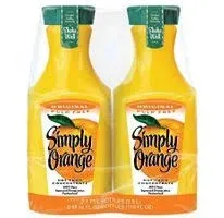 Simply Orange Twin Pack 2/ 59Oz Bottles