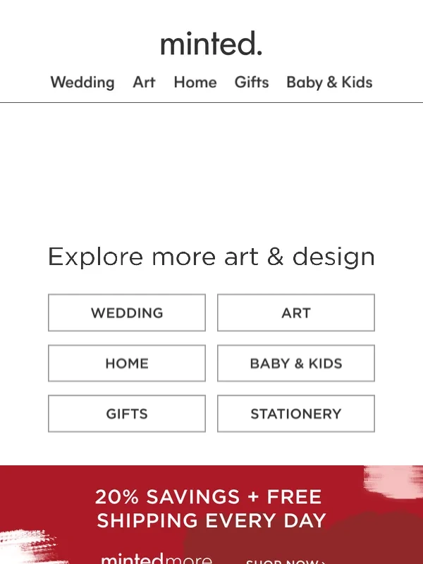 Minted - 15% off is ending very soon