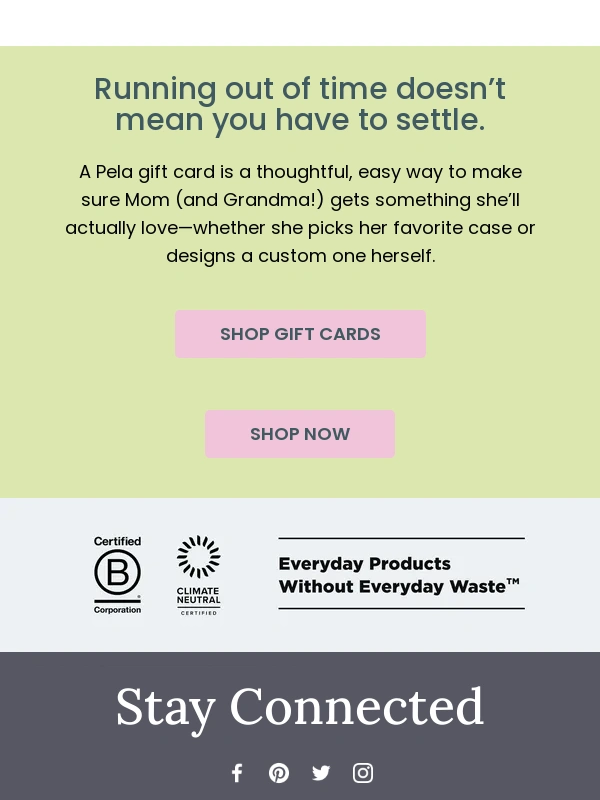 Pela Case - The perfect gift (delivered instantly) ?