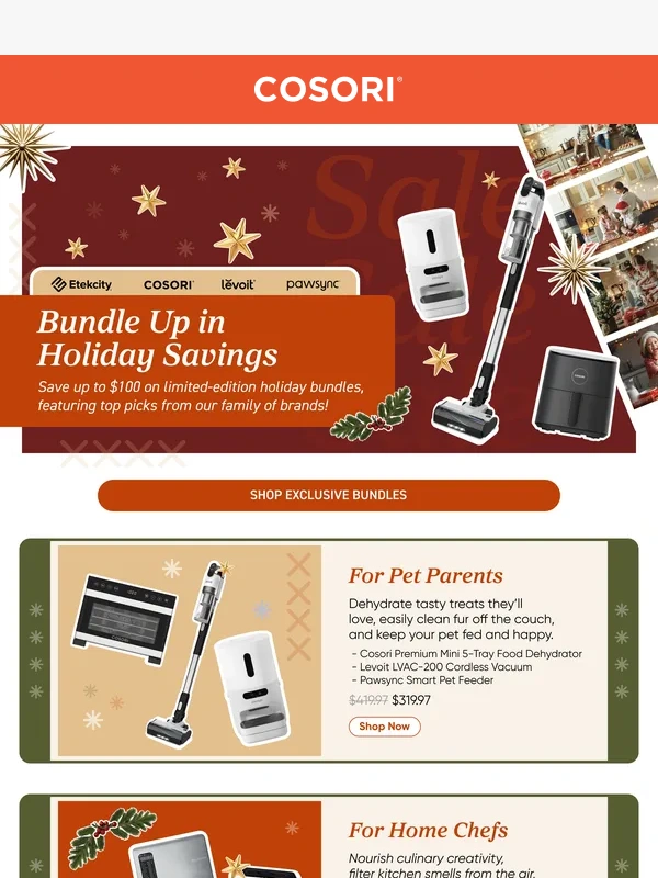 Cosori - Never Been Done Before Bundles for YOU!