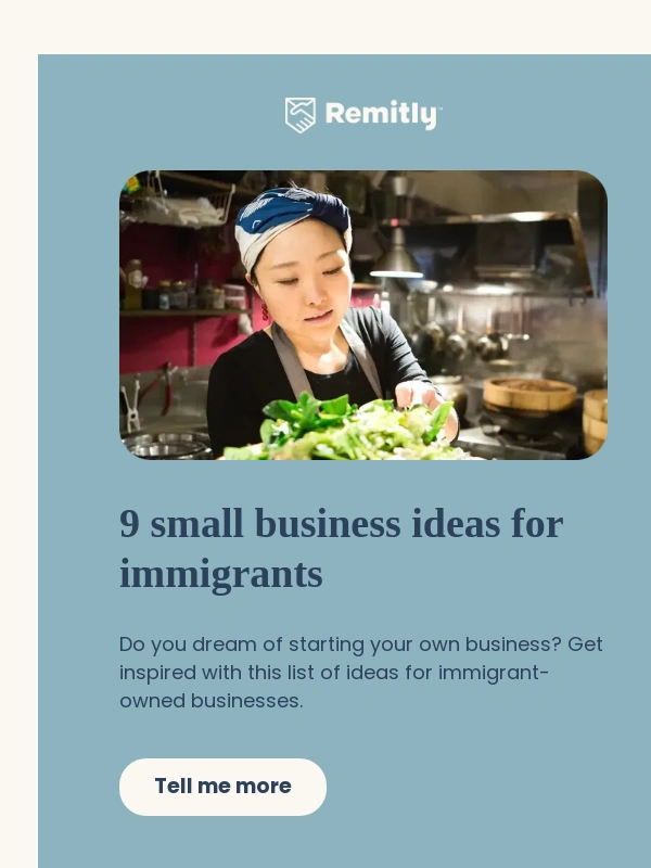 Remitly - ? 9 small business ideas for immigrants