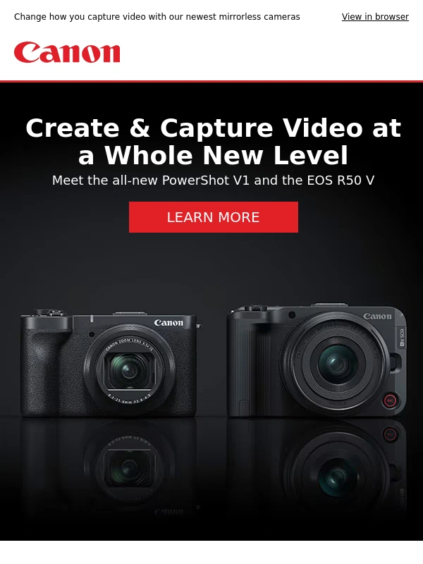 Canon - Two New Cameras. Endless Creativity