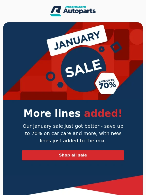 Arnold Clark - New lines added!