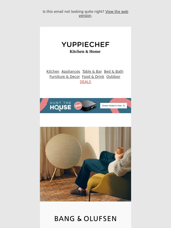 Yuppiechef - Meet the Bang & Olufsen speaker your playlist’s been dreaming of ??