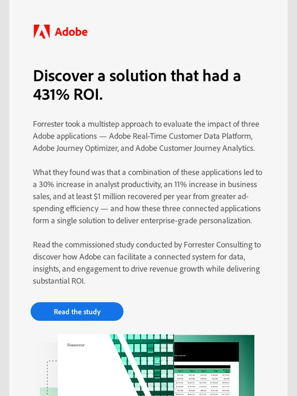 Adobe -  Companies grew business by 11% with Adobe Experience Cloud