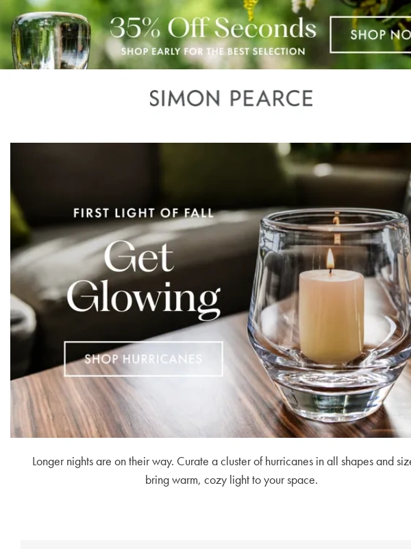 Simon Pearce - Fall's coming: Stock up on Hurricanes