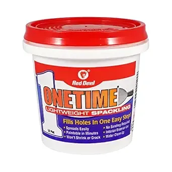 8-Oz Red Devil Onetime Lightweight Spackling (White) $2.98 + Free Shipping w/ Prime or on $35+