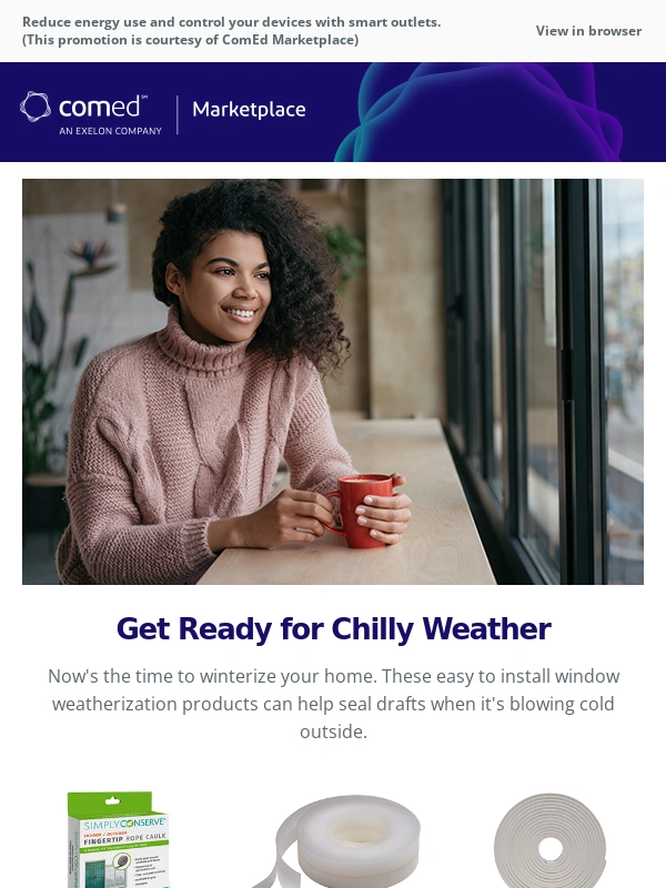 ComEd Marketplace - ? Fight Winter's Chill - Get Cozy Now!