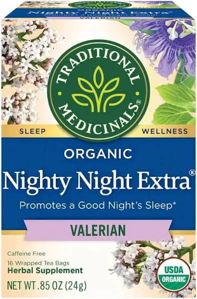 Traditional Medicinals Organic Nighty Night Valerian Herbal Tea