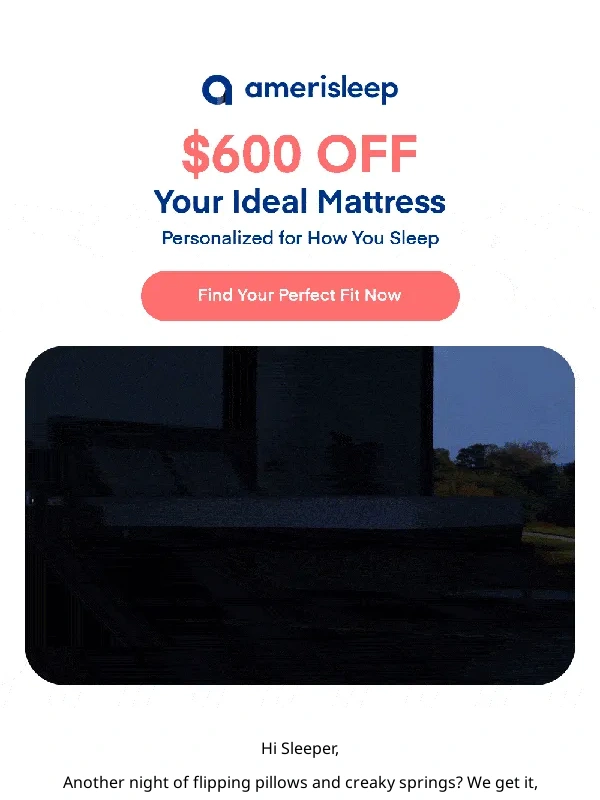 AMERISLEEP - Sleep Like You Mean It,$600 Off Now