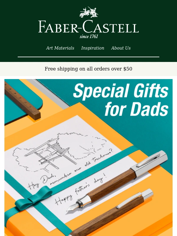 Faber Castell - 25+ Creative Father's Day Gift Ideas!