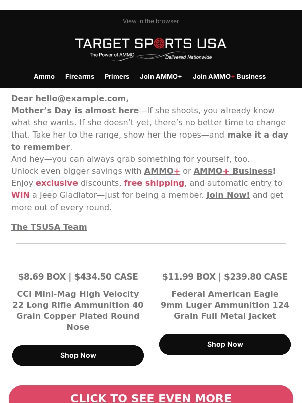 Target Sports USA - Make Her Day (And Yours)—Restock Now